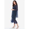 Roaman's Women's Plus Size Embellished Jacket Dress - 4 of 4