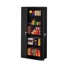 Alera Assembled 78" High Heavy-Duty Welded Storage Cabinet, Four Adjustable Shelves, 36w x 24d, Black - 3 of 4