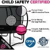 JoyBerri 16ft Outdoor Trampoline – ASTM Certified, Anti-Rust Frame with Enclosure Net, Ladder, Sprinkler & LED Lights - 2 of 4