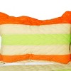 Slickblue 3 PC Handmade Full/Queen Quilt Set, Reversible Vermicelli Quilted, Horizontal Stripes, 37 Color Options - 2 of 4