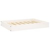 VidaXL Dog Bed White 28.1 in.x21.3 in.x3.5 in. Solid Wood Pine - 2 of 4