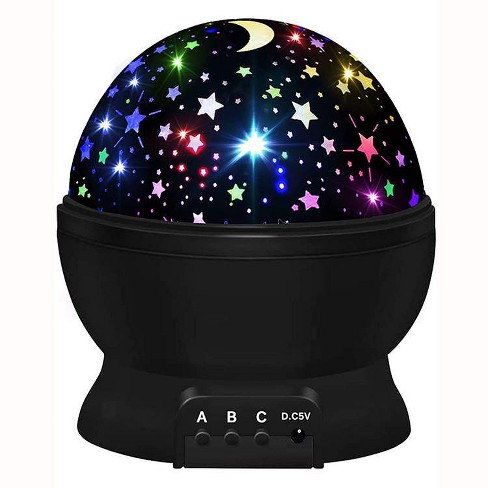 Rotating Star Projector Nightlight 360 Rotating with Battery Power and USB  Cable