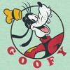 Girl's Mickey & Friends Goofy Circle Portrait T-Shirt - 2 of 4