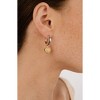 Polished Pebble Huggie Hoop Earrings - Ettika - 2 of 2
