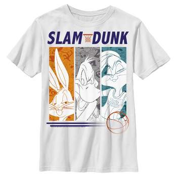 : Squad Girls\' Aqua T-shirt - Graphic Dunk Target Green Tune Slam Sleeve Long