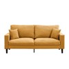 NicBex Corduroy Loveseat Sofa,Sofa with Wooden Frame and 2 Pillows,Modern Upholstered Sofa for Living Room,Office - 4 of 4