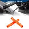Unique Bargains 3/8" 10mm Universal Brake Lever Cover Non Slip Rubber for Motorcycle Scooter Bicycle Bike 1pair - 2 of 4