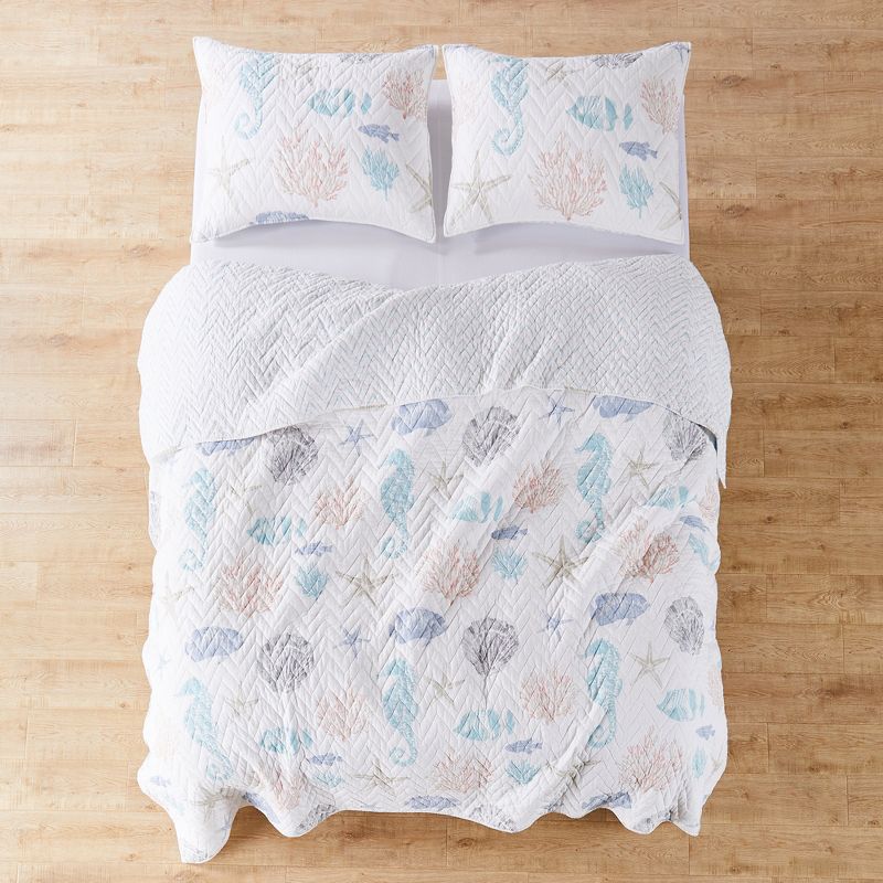 Blue Sea Quilt and Pillow Sham Set - Levtex Home, 2 of 6