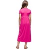 Girls Short Sleeve Pleated Midi Dress - 24sevenKid™ - 3 of 4
