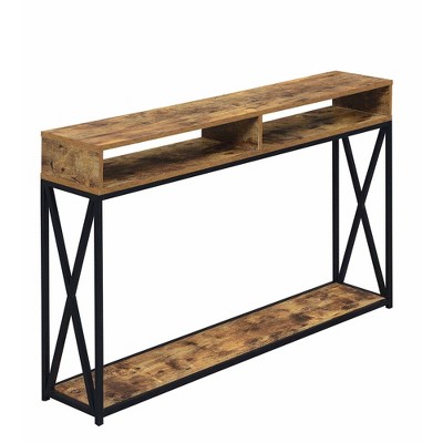 Tucson Deluxe 2 Tier Console Table Barnwood - Breighton Home