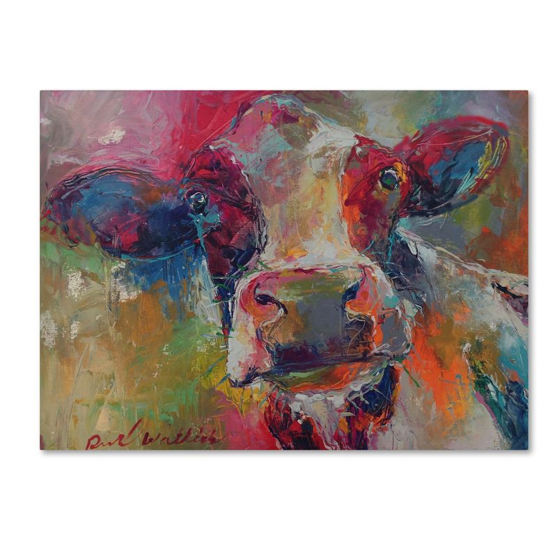 Trademark Fine Art -Richard Wallich 'Art Cow 4592' Canvas Art, 2 of 4