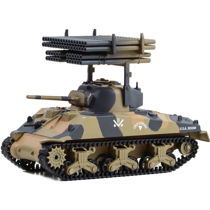1945 M4 Sherman Tank United States Army "Battalion 64 - Hobby Exclusive" Series 1/64 Diecast Model by Greenlight, 2 of 4