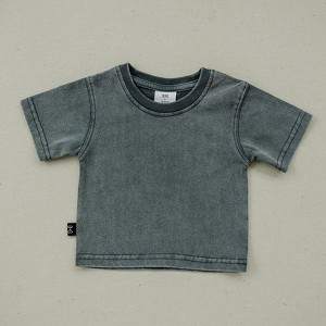 Kids Aspen Ultra Soft Boxy Tee Shirt - Olive + Scout - 1 of 4