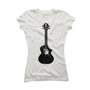 Junior's Design By Humans Melody Moon By TenkenNoKaiten T-Shirt - 1 of 3