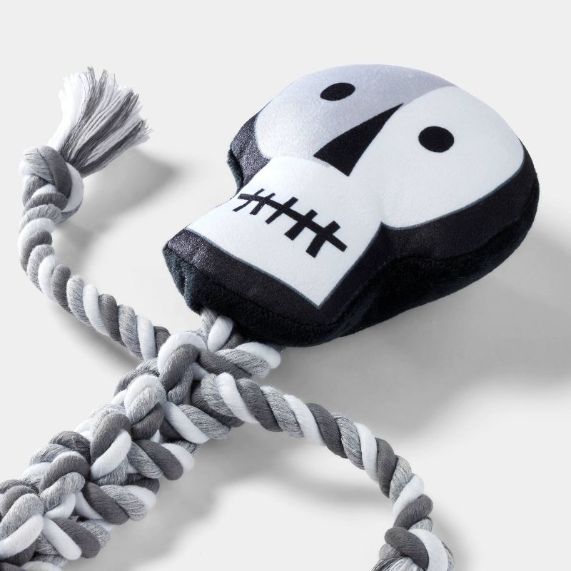 Halloween Skeleton with Long Rope Dog Toy - XL - Hyde &#38; EEK! Boutique&#8482;, 4 of 7