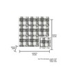 FloorPops 12"x12" Sawyer Plaid Interlocking Floor Tile Black: Water-Resistant EVA Mosaic Flooring, 8.1 Sq Ft Coverage - 4 of 4