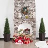 DR.Planzen 4-5FT Artificial Cedar Tree - Faux Indoor/Outdoor Floor Plant with 16" Plastic Planter (3 Color Options) - 4 of 4