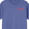 Scooby Doo Scooby and Shaggy With Logo Men's Periwinkle Short Sleeve Tee - image 3 of 4