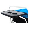 FURNIinspire Wheelbarrows And Lawn Carts Folding Wagon Garden Cart, Multi Function Garden Cart For Carrying, Black And Blue, 47“*20"*43" - 4 of 4