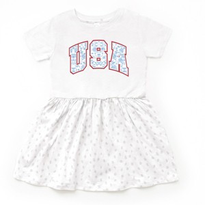 The Juniper Shop USA Blue Willow Toddler Dress - 1 of 4