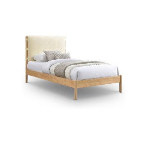 Meridian Furniture,Asher Vegan Leather Bed - 1 of 4