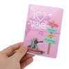 Unique Bargains Creative Cartoon Heart Passport Holder 1 Pc - 3 of 4