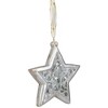 Roman Star Mosaic Style Christmas Ornament  - 3.5" - Silver - 4 of 4
