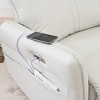 KTMBDW Power Recliner Chair, 270 Swivel Rocker Chair,Small Rocking Recliner Chair for Small Spaces,Upholstered Glider Recliner Chair with Side Pockets - 3 of 4