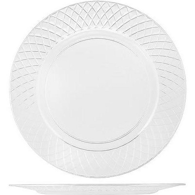 Diamond Crystal Clear 7.5" Heavy Duty Plastic Party Plates
