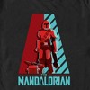 Men's Star Wars: The Mandalorian Blue and Red Animated Logo T-Shirt - 2 of 4