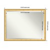 Amanti Art Owen Gold Beveled Wood Framed Bathroom Vanity Wall Mirror - 3 of 4