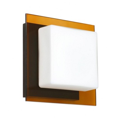 Besa Lighting Alex 1 - Light Vanity in  Bronze