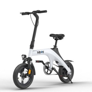 Hiboy Adult C1 14" Step-Over Electric Cruiser Bike - White - 1 of 4