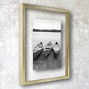 8" x 10" Float Thin Metal Gallery Frame Gold - Threshold™ - image 2 of 4