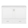 Whisen Pulley Structure Design Murphy Bed, Folded into a Cabinet with Drawer and USB Ports - 4 of 4