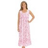 Collections Etc Feminine Floral Knit Nightgown - 2 of 4
