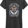 Women's - Instant Message - I Don't Stress I Manifest Celestial Butterfly Short Sleeve Graphic T-Shirt - 2 of 4