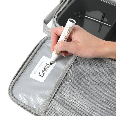 Fulton Bag Co. Upright Lunch Bag - Gray Camo: BPA-Free Polyester Molded Carrier