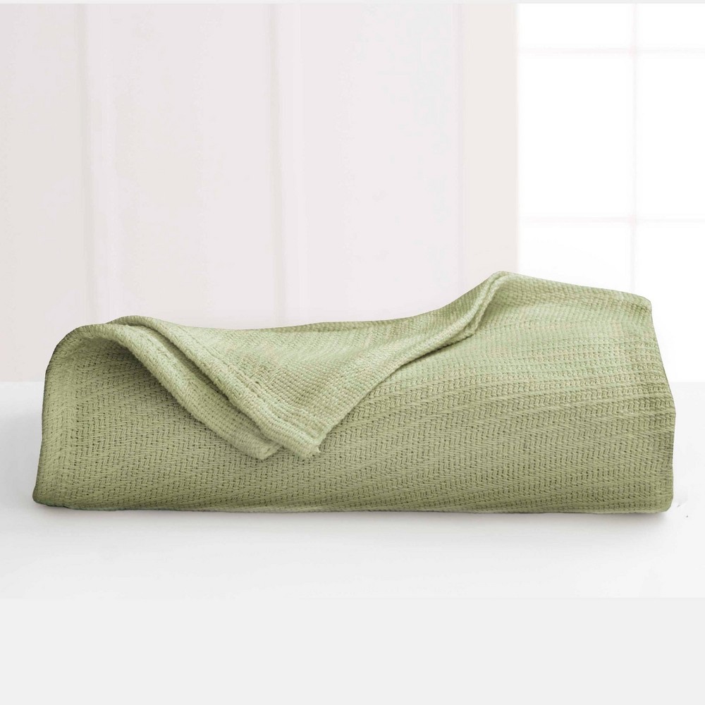 UPC 026705002064 product image for Twin Cotton Bed Blanket Sage - Martex | upcitemdb.com