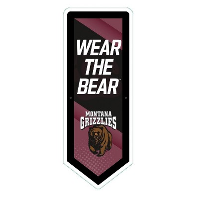 Evergreen Ultra-Thin Glazelight LED Wall Decor, Pennant, University of Montana- 9 x 23 Inches Made In USA