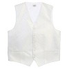 Gioberti Men's Formal 4pc Metallic Paisley Vest Necktie Bowtie and Pocket Square - 2 of 4
