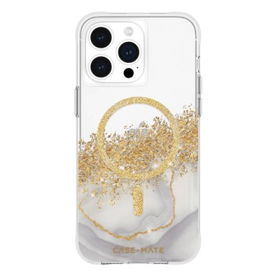 Case-Mate Apple iPhone 15 Pro Max Case with MagSafe - Karat Marble
