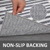 Washable Geometric Area Rug - Non-Slip Modern Abstract Carpet for Living Room, Bedroom, Dining - Farmhouse Style - 4 of 4