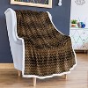 Tirrinia Plush Flannel Fleece Throw Blanket 50" x 60" Super Soft Micro Fleece Reversible TV Blanket for Couch Bed - 2 of 4