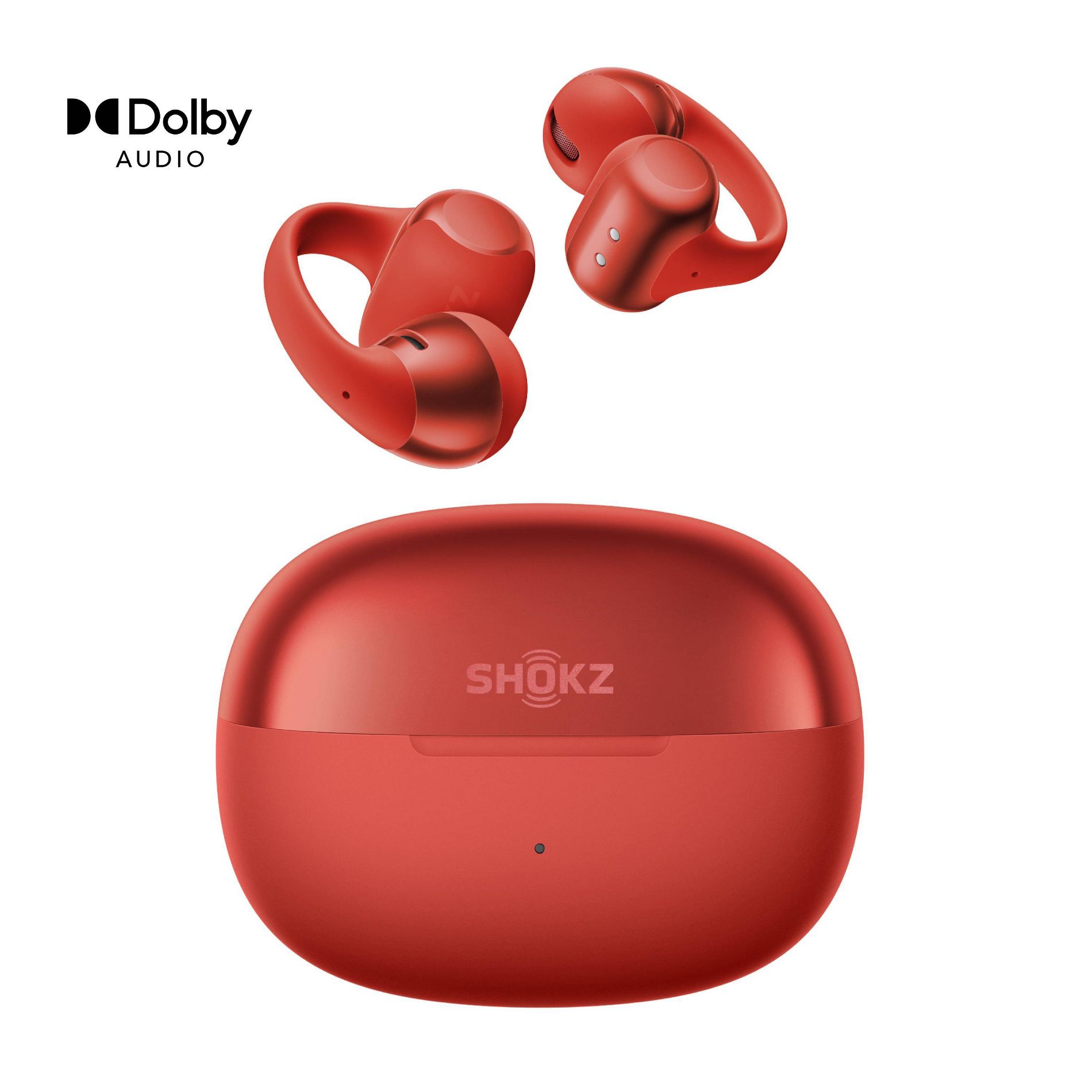 Shokz OpenDots ONE True Wireless Bluetooth Headphone - Red
