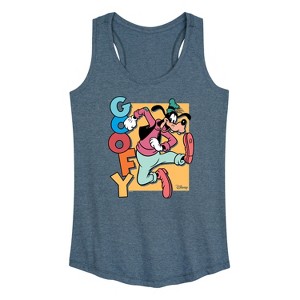 Women's - Disney - Goofy Graphic Racerback Tank - 1 of 4