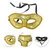 Unique Bargains Jazz Cloth-Wrapped Flat Head Half Face Party Mask 1 Pc - 3 of 4