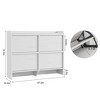 Jojoka Wooden Shoe Cabinet with Adjustable Shelves, Hidden Flip Storage for Entryway, Hallway, or Living Room - 2 of 4