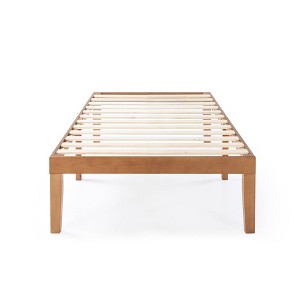 Best Price Mattress 16" Naturalista Classic Solid Wood Platform Bed - 1 of 4