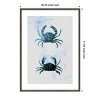 Amanti Art Blue Bay IV by Deborah Revell Wood Framed Wall Art Print - 4 of 4